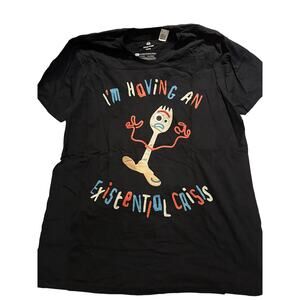 Disney Pixar Toy Story 4 Forky Existential Crisis T-Shirt XL